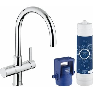 

Смеситель для кухни Grohe Blue Pure с функцией фильтрации воды, хром (33249001), Blue Pure с функцией фильтрации воды, хром (33249001)