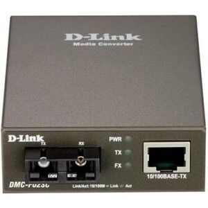 Медиаконвертер D-Link DMC-F02SC/A1A dmc 515sc e медиаконвертер с 1 портом 10 100base tx и 1 портом 100base fx с разъемом sc для одномодового оптического кабеля до 15 км