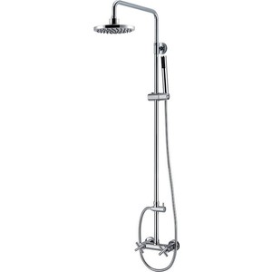 фото Душевая система belbagno vittoria со смесителем, верхним и ручным душем, хром (vit-doc-crm)