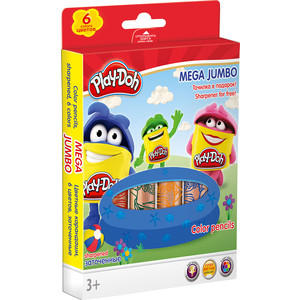 

Цветные карандаши Play Doh 6 шт (PDDB-US1-3MJP-6), 6 шт (PDDB-US1-3MJP-6)