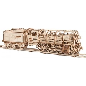 

Конструктор 3D-пазл Ugears Локомотив с тендером (70012), Локомотив с тендером (70012)