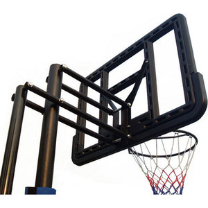 фото Баскетбольная мобильная стойка dfc stand44pvc1 110x75 см с винтовой регулировкой