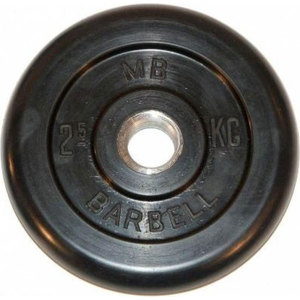 

Диск обрезиненный Barbell 26 мм 2.5 кг, 26 мм 2.5 кг