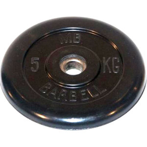 Диск обрезиненный Barbell 26 мм 5 кг