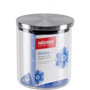 Ёмкость для сыпучих продуктов со стальной крышкой 0,7 л Nadoba Silvana (741412) Silvana (741412) - фото 2