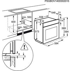 Духовой шкаф electrolux opeb2320v