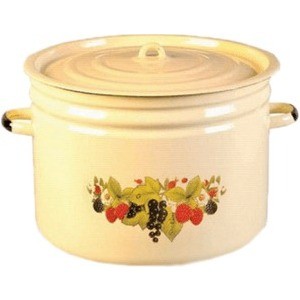 

Кастрюля эмалированная 9.0 л СтальЭмаль Компот (1с200с) крем, Компот (1с200с) крем