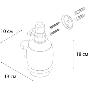 Дозатор для жидкого мыла Fixsen Bogema (FX-78512)