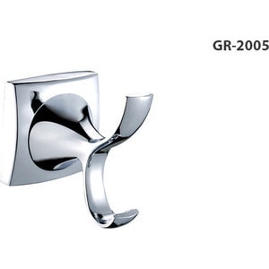 Крючок двойной Grampus Ocean (GR-2005) полотенцедержатель grampus ocean трубчатый двойной gr 2002