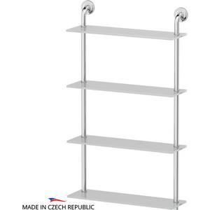 

Полка стеклянная Ellux Elegance 4-х ярусная 50 см, хром (ELE 048), Elegance 4-х ярусная 50 см, хром (ELE 048)