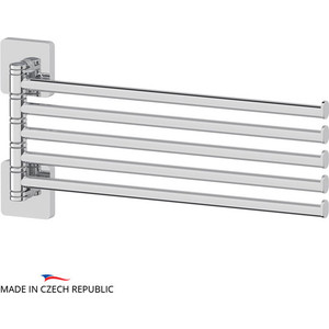 фото Полотенцедержатель поворотный ellux avantgarde пятерной 37 см, хром (ava 019)