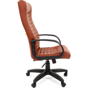 фото Офисное кресло chairman 480 lt к/з terra 111 коричнеый