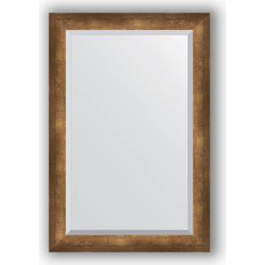 фото Зеркало с фацетом в багетной раме поворотное evoform exclusive 62x92 см, состаренная бронза 66 мм (by 1178)