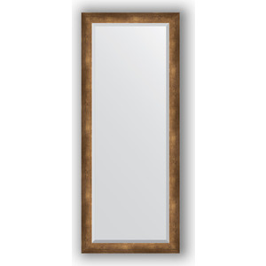 фото Зеркало с фацетом в багетной раме поворотное evoform exclusive 62x152 см, состаренная бронза 66 мм (by 1188)