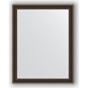 Зеркало в багетной раме Evoform Definite 35x45 см, витой махагон 28 мм (BY 1328)