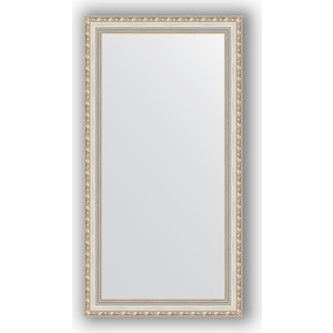 фото Зеркало в багетной раме поворотное evoform definite 55x105 см, версаль серебро 64 мм (by 3078)
