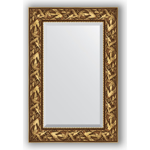фото Зеркало с фацетом в багетной раме поворотное evoform exclusive 59x89 см, византия золото 99 мм (by 3415)