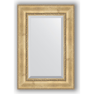 фото Зеркало с фацетом в багетной раме поворотное evoform exclusive 62x92 см, состаренное серебро с орнаментом 120 мм (by 3428)