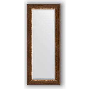 фото Зеркало с фацетом в багетной раме поворотное evoform exclusive 56x136 см, римская бронза 88 мм (by 3517)