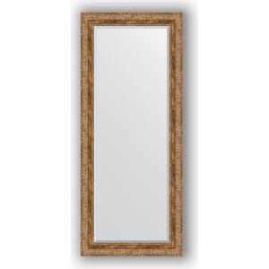 фото Зеркало с фацетом в багетной раме поворотное evoform exclusive 65x155 см, виньетка античная бронза 85 мм (by 3566)