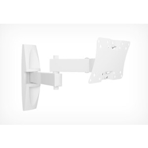 Кронштейн Holder LCDS-5064 white (VESA 75/100/200) от 26''-42'' кронштейн для телевизора monstermount mb 4214 16 32 vesa 75 100 наклонно поворотный до 15 кг