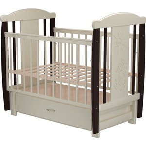 

Кроватка Valle Cat 05 маятник продольный с ящиком слоновая кость, Cat 05 маятник продольный с ящиком слоновая кость