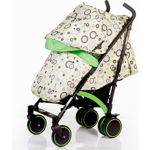 

Коляска трость BabyHit Rainbow зеленая с кругами, Rainbow зеленая с кругами