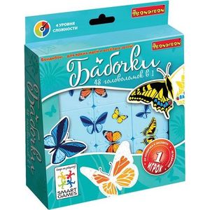 

Логическая игра Bondibon Бабочки арт SG 495 RU, Бабочки арт SG 495 RU