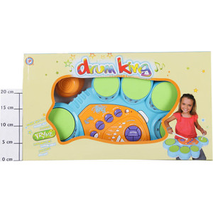 

Барабанная установка Potex Drum King на батар 5 подушек педаль свет эф арт 620B, Drum King на батар 5 подушек педаль свет эф арт 620B