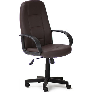 Кресло TetChair СН747 кож/зам, коричневый, 36-36 кресло артмебель монреаль кресло микровельвет желтый экокожа коричневый