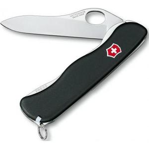 

Нож перочинный Victorinox Sentinel One Hand 0.8413.M3 (111мм с фиксатором лезвия, 4 функции, черный), Sentinel One Hand 0.8413.M3 (111мм с фиксатором лезвия, 4 функции, черный)