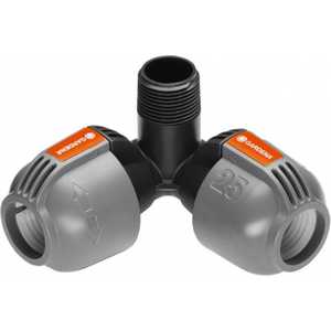 Соединитель Gardena L-образный 25мм x 3/4 наружная резьба (02783-20.000.00)