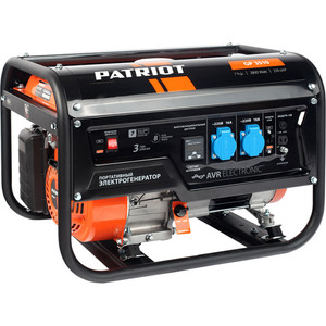 Генератор бензиновый PATRIOT GP 3510 генератор бензиновый patriot grs 950 800 вт 2 л с 220 в 4 2 л ручной старт