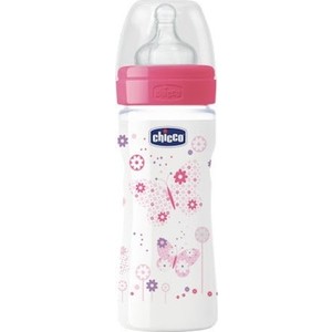 

Бутылочка Chicco Well-being Girl 2 мес.+, сил.соска, средн. поток, РР, 250 мл 310205120, Well-being Girl 2 мес.+, сил.соска, средн. поток, РР, 250 мл 310205120