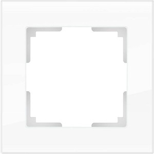 

Рамка Werkel Favorit белый стекло WL01-Frame-01-DBL, Favorit белый стекло WL01-Frame-01-DBL