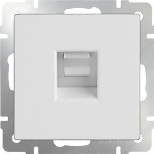 фото Розетка ethernet rj-45 werkel белая wl01-rj-45