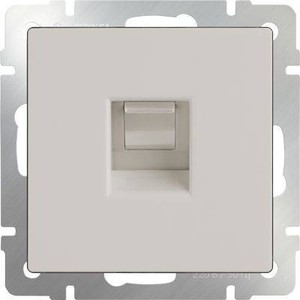 фото Розетка ethernet rj-45 werkel слоновая кость wl03-rj-45-ivory