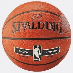 фото Мяч баскетбольный spalding nba silver series indoor/outdoor (р.7)