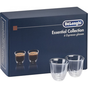

Набор чашек DeLonghi Espresso Glasses Set (6 шт), Espresso Glasses Set (6 шт)