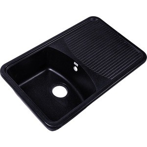 

Кухонная мойка Rossinka черная (RS76-47SW-Black), черная (RS76-47SW-Black)