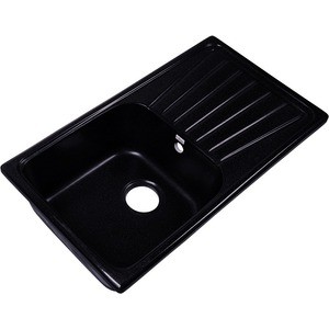 

Кухонная мойка Rossinka черная (RS81-46SW-Black), черная (RS81-46SW-Black)