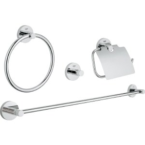 Набор аксессуаров Grohe Essentials 4 предмета (40776001) набор аксессуаров для ванной stworki