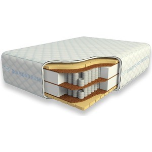 фото Матрас diamond rush comfy 725bigfoot (120x195x34 см)