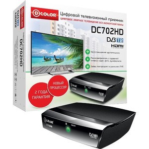 

Тюнер DVB-T2 D-Color DC702HD, DC702HD