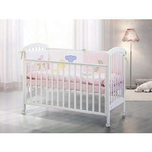 Кроватка Fiorellino Dalmatina Фиореллино Далматина 120х60 white абажур fiorellino pretty фиореллино премиум беби