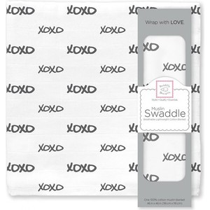 

Пеленка муслиновая SwaddleDesigns Black Xoxo, Black Xoxo
