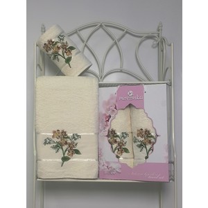 

Набор из 2 полотенец Merzuka Sakura garden (50х80/70х130) (8978 кремовый), Sakura garden (50х80/70х130) (8978 кремовый)