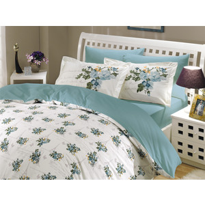 

Комплект постельного белья Hobby home collection Семейный, поплин, Paris Spring, бирюзовый (1501000149), Семейный, поплин, Paris Spring, бирюзовый (1501000149)
