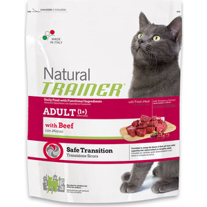 

Сухой корм Trainer Natural Adult Beef с говядиной для кошек 1,5кг, Natural Adult Beef с говядиной для кошек 1,5кг