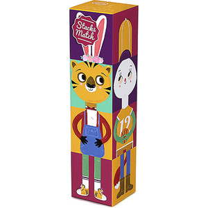 

Игрушки из картона Krooom Stack&Match кубики Животные (k-440), Stack&Match кубики Животные (k-440)
